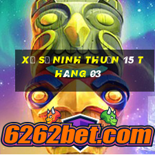 xổ số ninh thuận 15 tháng 03