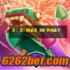 xổ số max 3d ngày