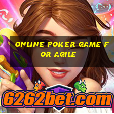 online poker game for agile