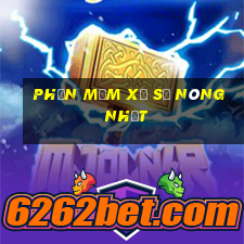 Phần mềm xổ số nóng nhất