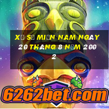 xổ số miền nam ngày 20 tháng 8 năm 2002