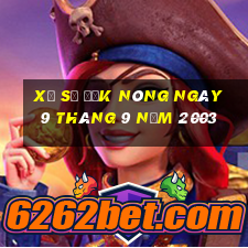 xổ số đắk nông ngày 9 tháng 9 năm 2003