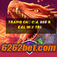 Trang chủ của 888 Real giải trí