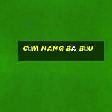 cẩm nang bà bầu