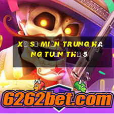 xổ số miền trung hàng tuần thứ 5