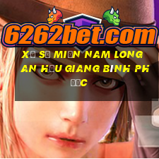 xổ số miền nam long an hậu giang bình phước