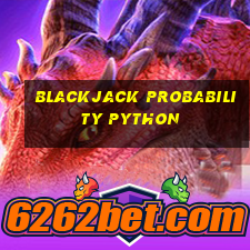 blackjack probability python