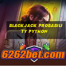 blackjack probability python