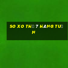 so xo thứ 7 hàng tuần