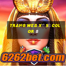 Trang web xổ số Color 8