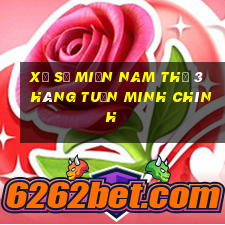 xổ số miền nam thứ 3 hàng tuần minh chính