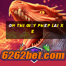 ôn thi giấy phép lái xe