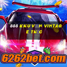 888 Khu vườn Vintage thực