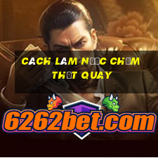 cách làm nước chấm thịt quay