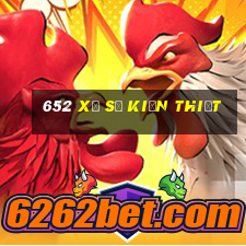 652 Xổ số kiến thiết