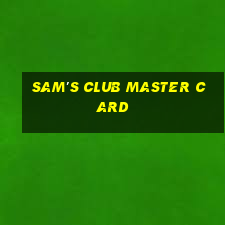 sam's club master card