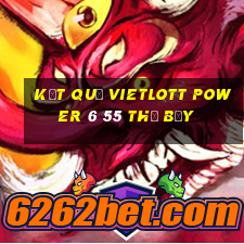 Kết quả vietlott power 6 55 thứ bảy