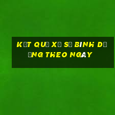 kết quả xổ số bình dương theo ngày