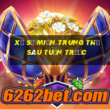 xổ số miền trung thứ sáu tuần trước