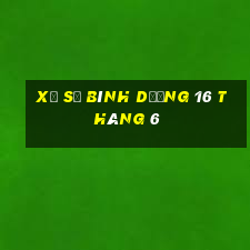 xổ số bình dương 16 tháng 6