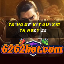 THỐNG KÊ KẾT QUẢ XSTTH ngày 28