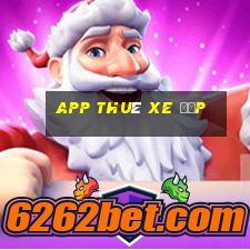 app thuê xe đạp