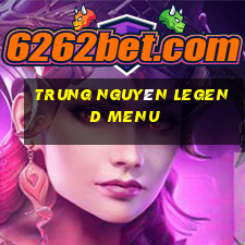 trung nguyên legend menu