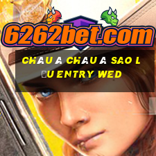 Châu Á Châu Á Sao lưu Entry wed