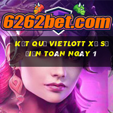 kết quả vietlott xổ Số Điện Toán ngày 1