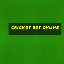 cricket bet online