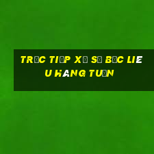 trực tiếp xổ số bạc liêu hàng tuần