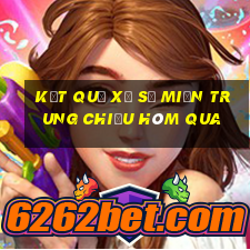 kết quả xổ số miền trung chiều hôm qua