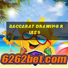 baccarat drawing rules