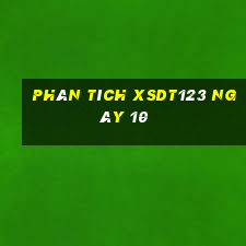 Phân tích XSDT123 ngày 10