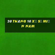 30 tháng 10 xổ số miền nam