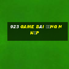 923 game bài Đăng nhập