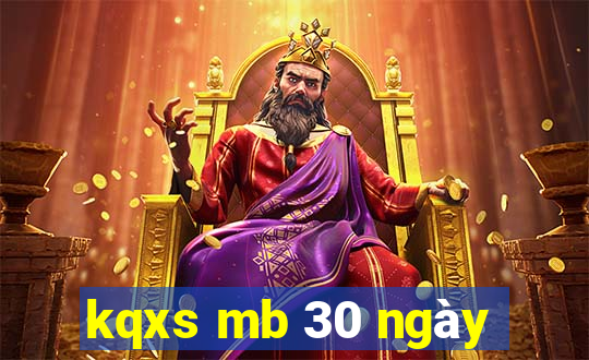 kqxs mb 30 ngày