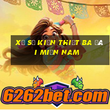 xổ số kiến thiết ba đài miền nam