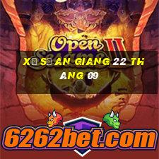 xổ số an giang 22 tháng 09