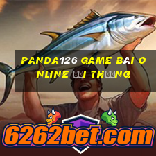 Panda126 Game Bài Online Đổi Thưởng