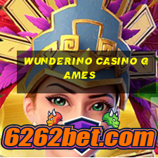 wunderino casino games