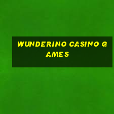 wunderino casino games