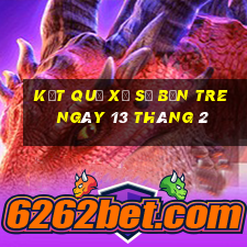 kết quả xổ số bến tre ngày 13 tháng 2