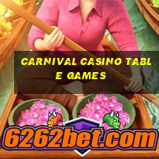 carnival casino table games