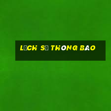 lịch sử thông báo