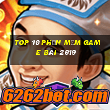 Top 10 phần mềm game bài 2019