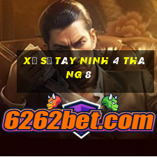 xổ số tây ninh 4 tháng 8