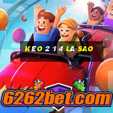 kèo 2 1 4 là sao