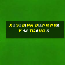 xổ số bình dương ngày 14 tháng 6