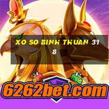 xo so binh thuan 31 8